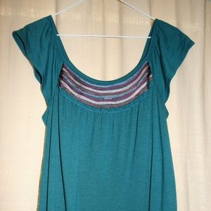 Ruffled sleeve tank top